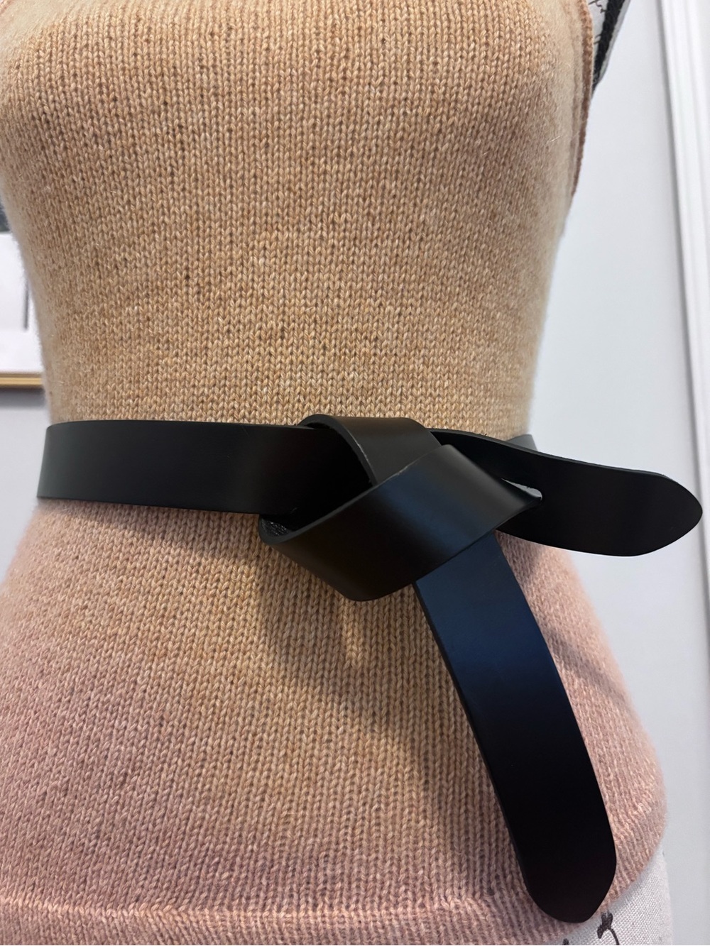 Isabel Marant Lecce Black Knot Belt